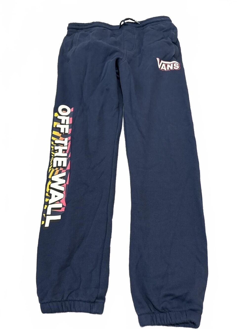 Vans Off the Wall Navy Joggers - Boys XL